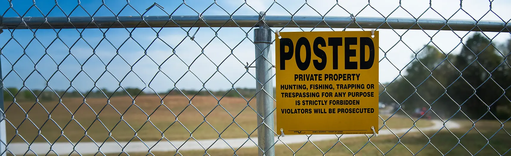 Posted Sign